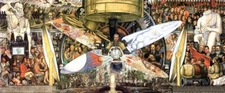 Diego Rivera : Man at the Crossroads : Archival Art Print