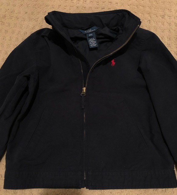 POLO by RALPH LAUREN Boys Jacket Kids Windbreaker Outerwear Size 4/4T