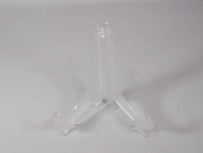 Easel Picture Photo Holder Display Stand Plastic Clear Decorative Tabletop 7.75 