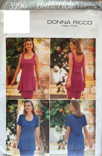V👗3206 PATRON BUTTERICK VINTAGE JUPE PANTALON SWEAT GILET LONG COURT 42