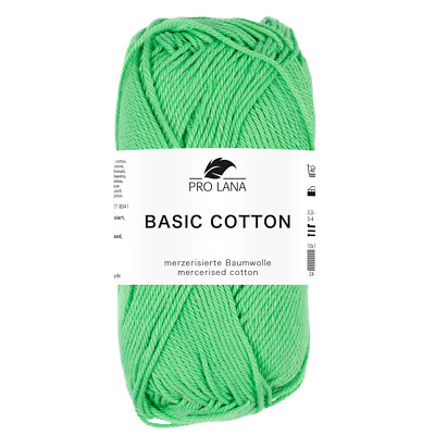 Pro Lana BASIC COTTON 50 g - Baumwoll-Garn für leichte Pullover, Mützen und mehr