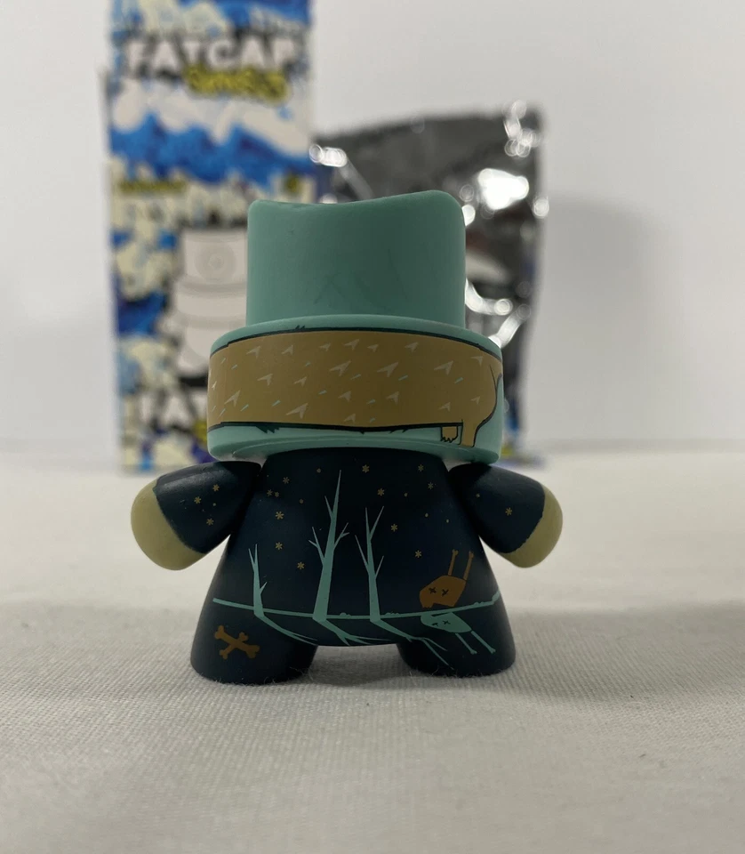 Kidrobot Fatcap Series 3 Julie West Fox 3" Vinyl Graffiti Art Toy fat cap - Image 3 of 3