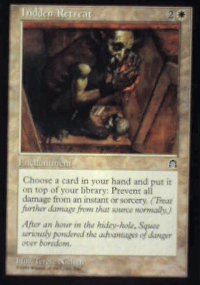 Hidden Retreat - Stronghold: #6, Magic: The Gathering Nm R109