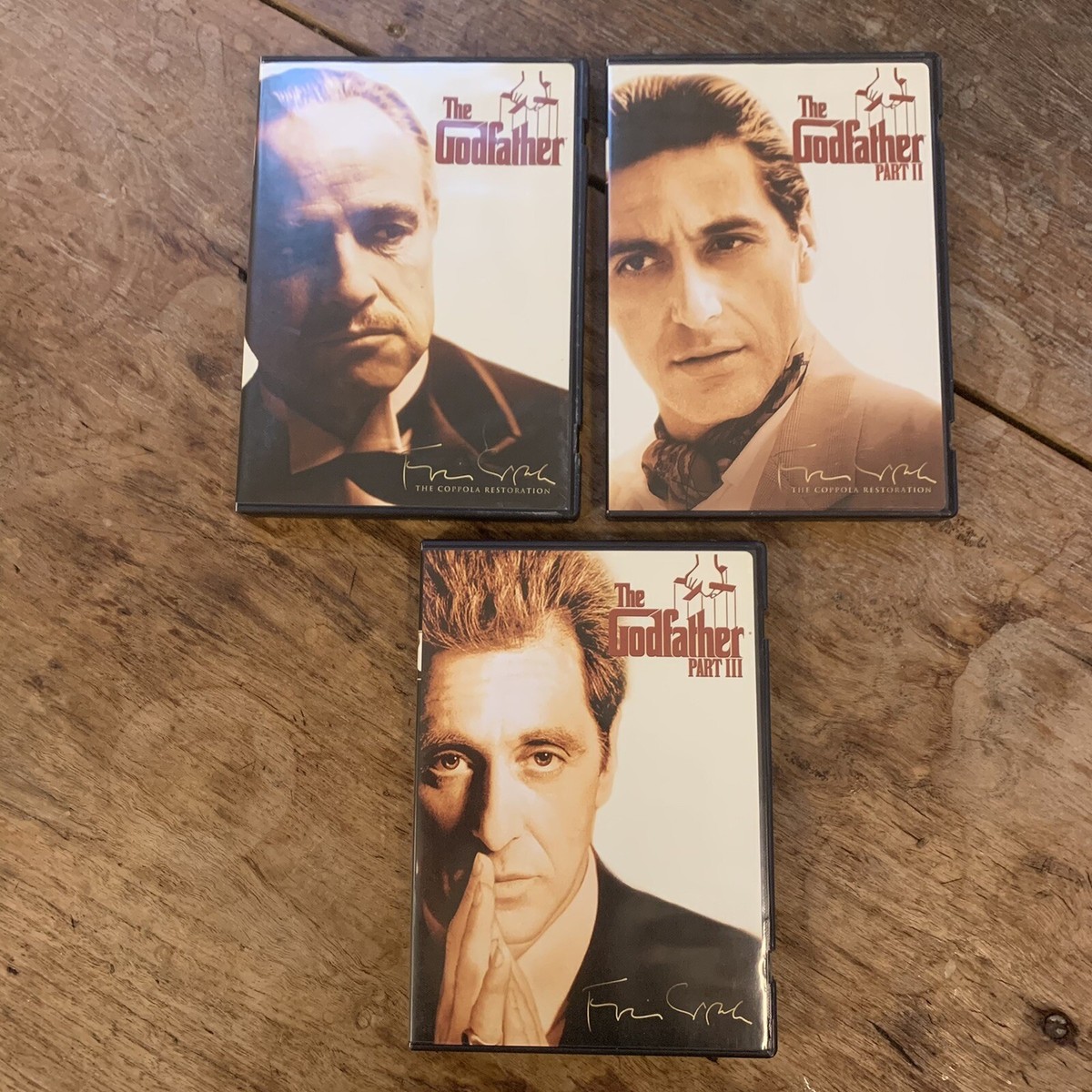 The Godfather 1 2 3 Trilogy I II III DVD SET Marlon Brando francis