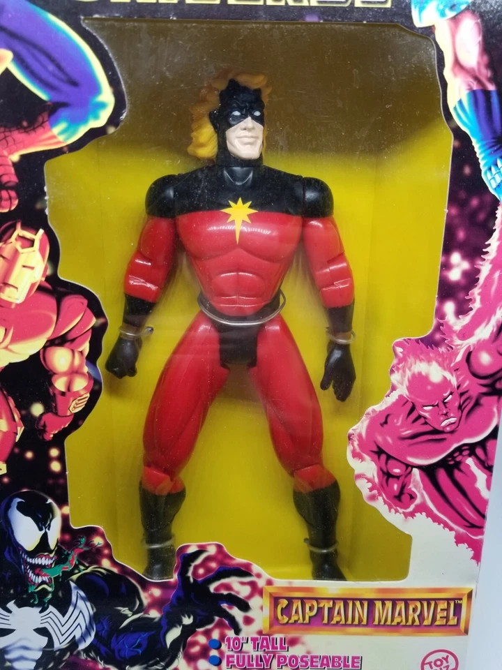 Figura de acción Capitana Marvel Universo Marvel 10" Toy Biz 1997 Foto 2 de 4