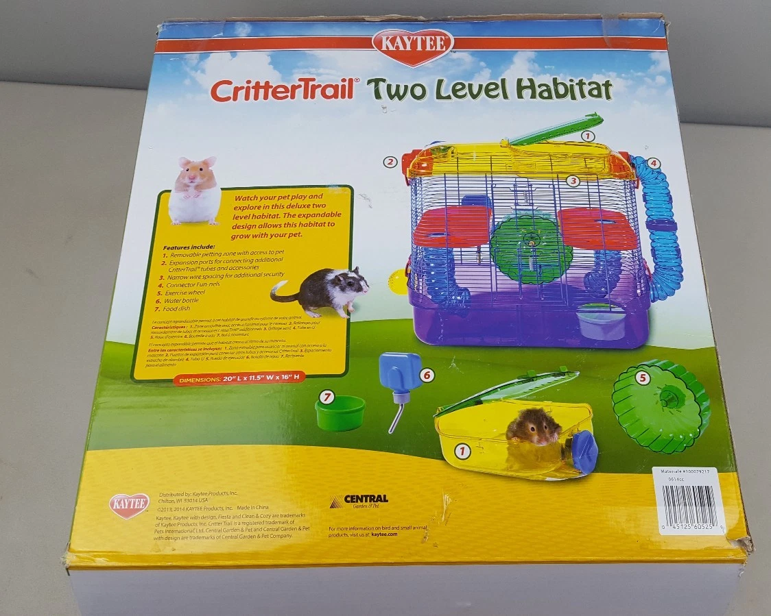 Crittertrail 2Level Habitat Gerbil And Hamster Cages, 43 OFF