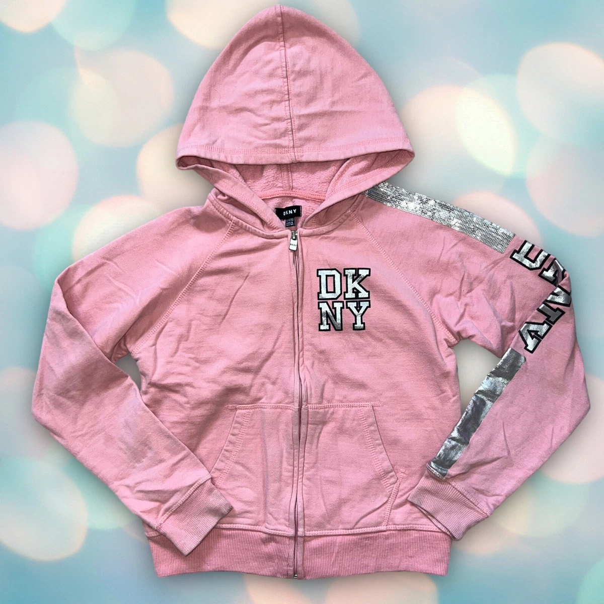 Dkny pink store hoodie