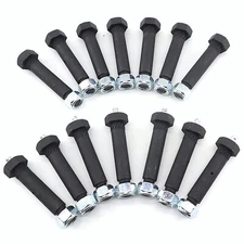 RJSPHH Trailer Axle Spring Shackle Greaseable Spring Bolt 9/16 x 3 （14pcs）
