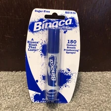 Binaca Aeroblast Breath Freshening Sprays Peppermint 0.214oz (150 Sprays)