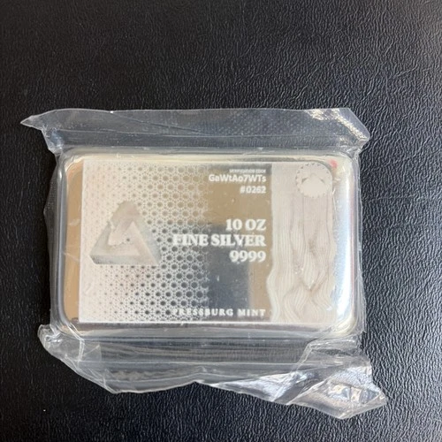 10 oz Silver Coinbar .9999 Pressburg Mint