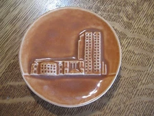 TAMA PRAIRIE FIRE ROSEMEADE LOOK   NDPCS BISMARCK ND CAPITOL  TRAY PLATE 1996