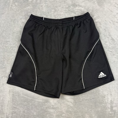 Vintage Adidas Climacool Soccer Shorts Mens Medium Black Athletic Training