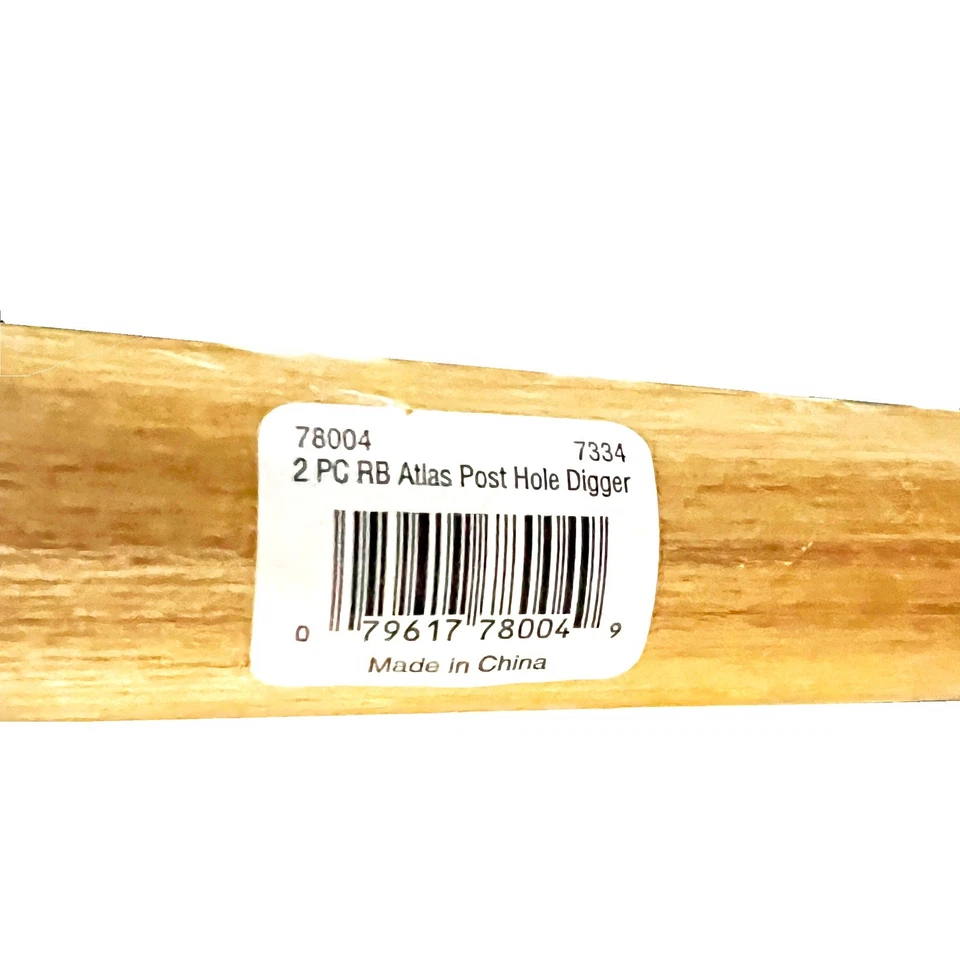 78004, RAZOR-BACK Atlas Pattern Post Hole Digger, With Wood Handles, 07961778004 - Изображение 4 из 4