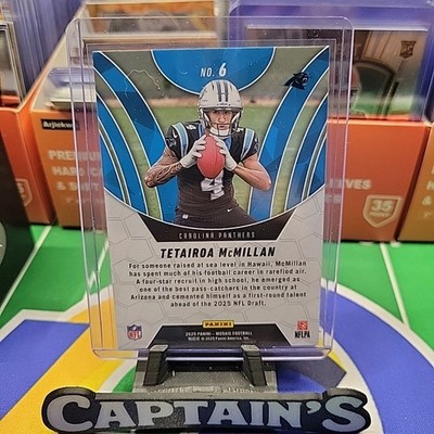 2025 Panini Mosaic - Elevate Tetairoa McMillan #6 (RC)