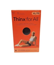 Thinx For All Period All-Day Absorbency Reusable Underwear Brief Black Sz XL 