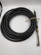Parker Push-Lok 801-6 Air Hose 350 PSI 3/8" w/ Milton Dual Head Air Chuck ~30ft