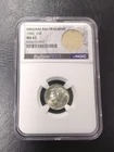 1945 Mercury Dime NGC With Bag Fragment MS65