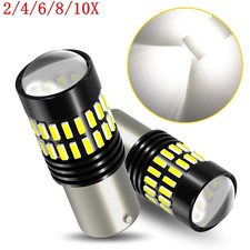 AUXITO 1156 LED Reverse Light Canbus Backup Bulb White Parking DRL Lamp 2/10x