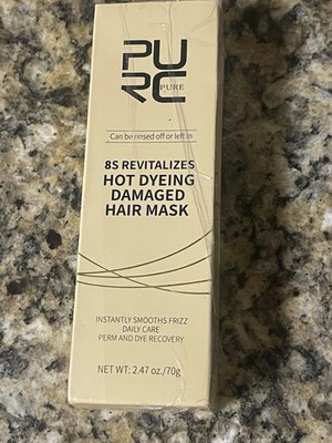 PURC 8 Seconds Revitalizes Hot Dyeing Damaged Hair Mask 2.47 oz Exp 04/2028