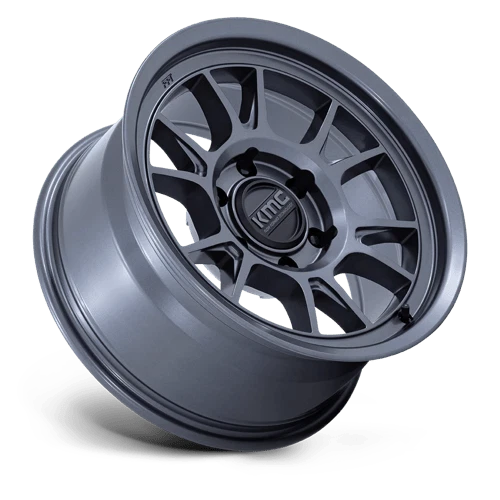 17x8.5 KMC KM729 Range Matte Anthracite Wheels 6x5.5 (-10mm) Set of 4 - Picture 3 of 7