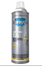 Sprayon LU211 Food Grade Dry Silicone Lube Lot of 12