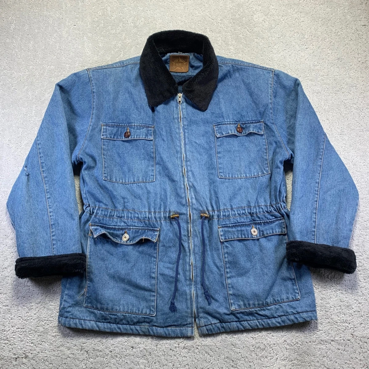 A.M.I.デニムカバーオールジャケット vintage AMI Denim Coats, Jackets & Vests for Women for sale - eBay