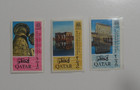 STAMPMART: KATAR 1965 SAVE EGYPT NUBIA MONUMENTS UNESCO 3v MINT STAMPS