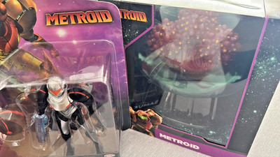 Metroid Prime Set Jakks Pacific Action Figure (Samus & Metroid) Nintendo Sealed