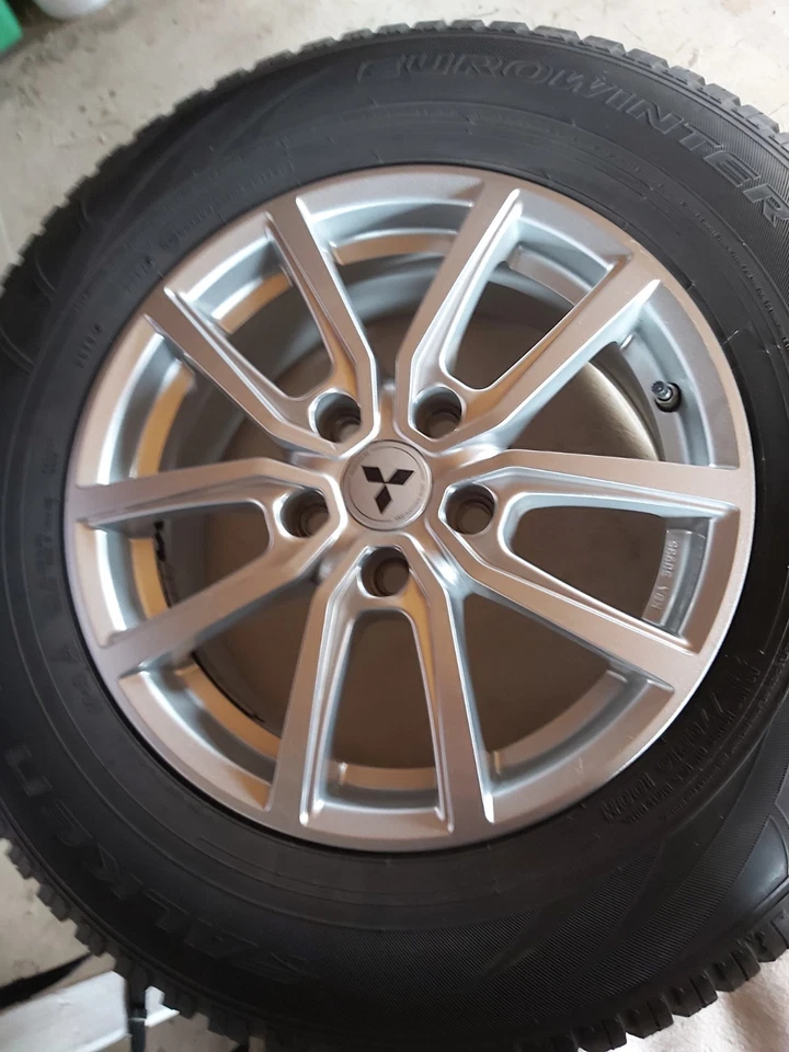 4× Alu-Winteräder 1 Winter gefahren. Für Mitsubishi Auotländer. Preis VB - Bild 2 von 3