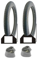 2 COPERTONI RUOTE PNEUMATICI GOMME 2 1/2 - 16 MOTO PIAGGIO CIAO SI BRAVO