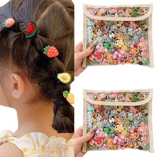 Cute Cartoon Hair Ties for Girls Elastic Animal Flower Fruit Hair Bands