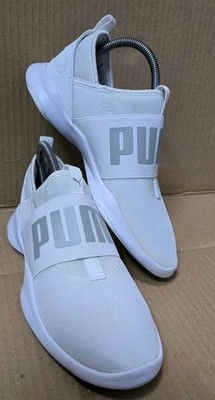 Brandneu ohne Etikett Puma BÜGEL SLIP ON SNEAKER GRÖßE UK 5 WEISS BRANDNEU 