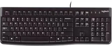 Logitech - K120 Full-size Wired Membrane Keyboard for PC with Spill-Resistant...