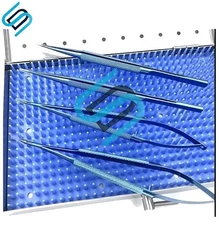 Titanium Micro Scissor,Needle Holder Forceps 4Pcs 16cm Micro Surgery Instruments