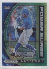 2020 Prizm Draft Picks Power Surge Green & Yellow Hyper Garrett Mitchell qp4