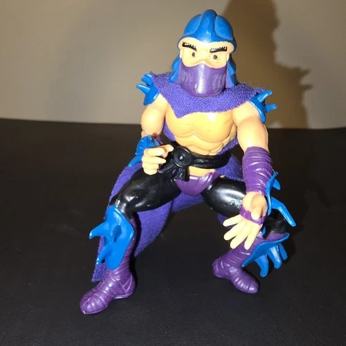 1988 TMNT Shredder W/Cape & Belt Vintage Mirage Studios Playmates Action Figure