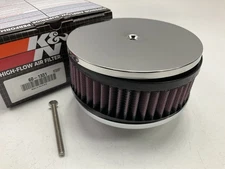 K&N 60-1331 Custom Round Air Cleaner Assembly - 2-5/8" Flange, 5-3/8" OD X 3" H