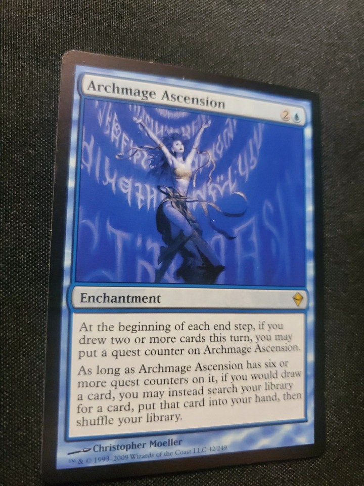 Archmage Ascension Zendikar NM Blue Rare MAGIC THE GATHERING MTG CARD ...