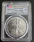 2015 Silver Eagle First Strike PCGS MS69