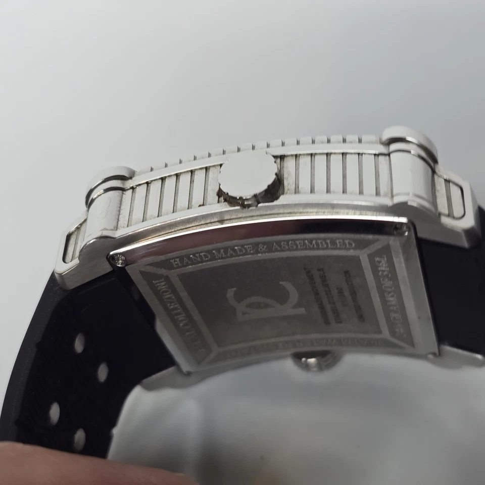 Reloj Cronógrafo Cuarzo Suizo Renato Collezioni Jakal Negro 40mm Foto 3 de 4