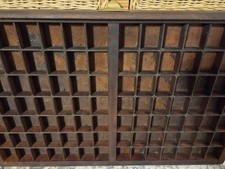 Hamilton New Departure Patented Printer's Type Tray 26x16.5 Letterpress Display