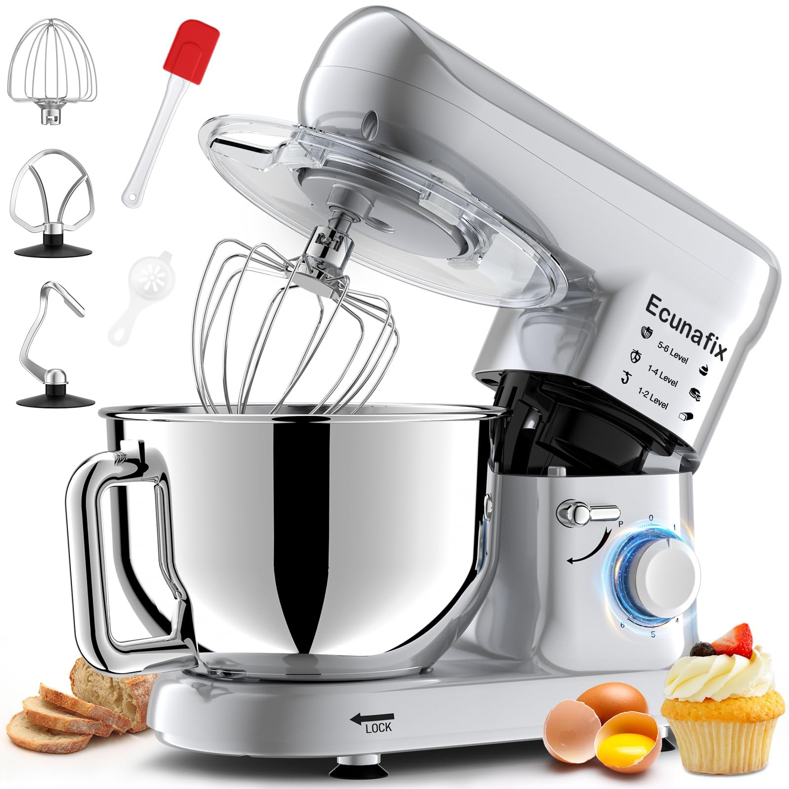 Impastatrice Planetaria offerta 6,5L 1500W Professionale Robot da Cucina