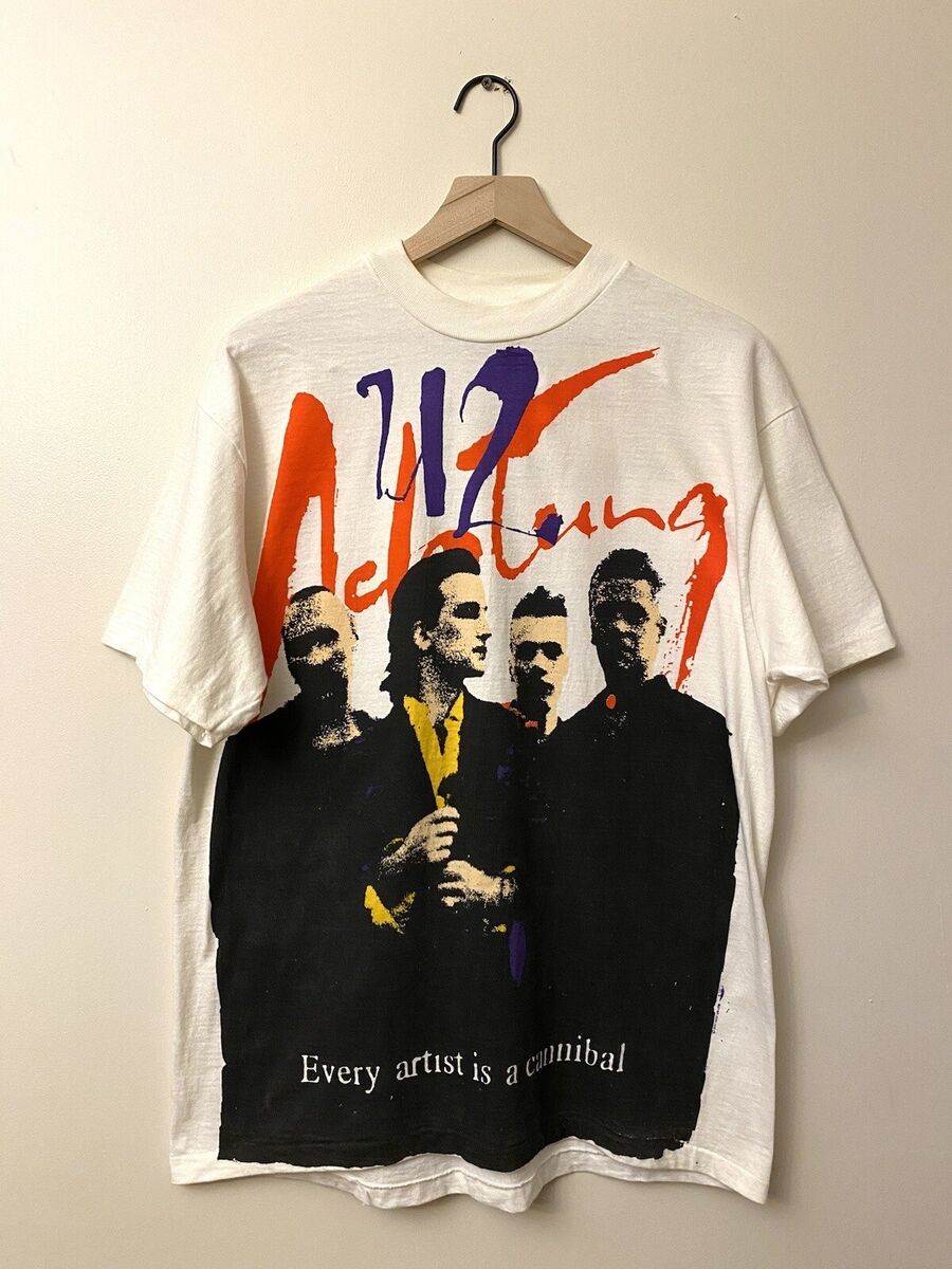 Vintage U2 Achtung 1991 Baby Zoo TV Tour White Band Concert Vintage U2 Achtung 1991 Baby Zoo TV Tour White Band Concert
