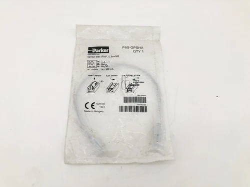 New Parker P8S-GPSHX Proximity Sensor With M8 Connector 10-30VDC