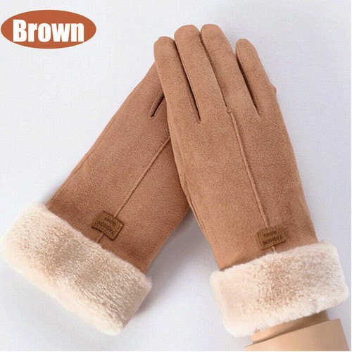 Damen Frauen Winterhandschuh warme weiche Fäustlinge Fleece gefüttert Thermo Handschuhe - Bild 16 von 16