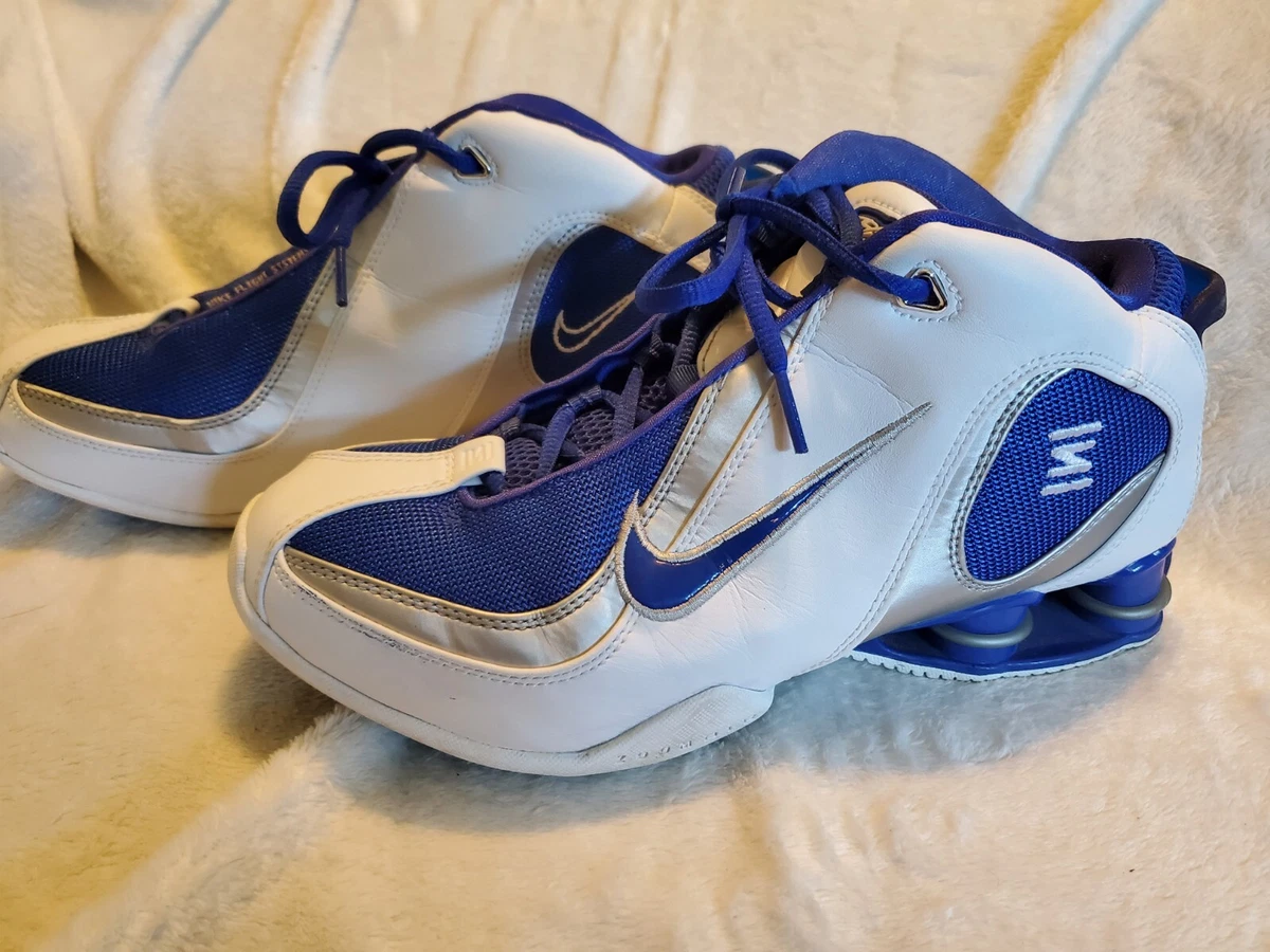 Nike Flight Shox Men s Blue White 040709 LN2 Size US 8 Very Clean