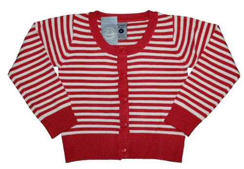 Pumpkin Patch Fall All Aboard Striped Cardigan Sweater Button Front Size 5 OR 6 - Picture 3 of 9