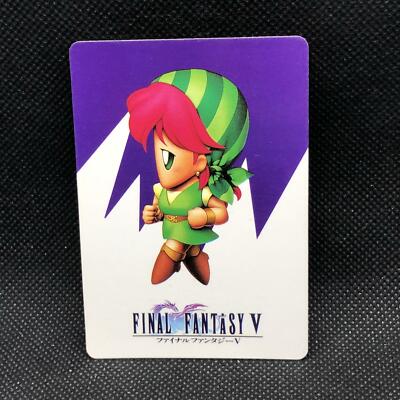 Lenna No. 25 FF5 Final Fantasy 5 Card Very Rare Square 1992 From Lenna No. 25 FF5 Final Fantasy 5 Card Very Rare Square 1992 From