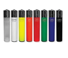 8x Clipper Solid Colors Lighters - Removable Flint - Assorted ( Fast Shipping! )