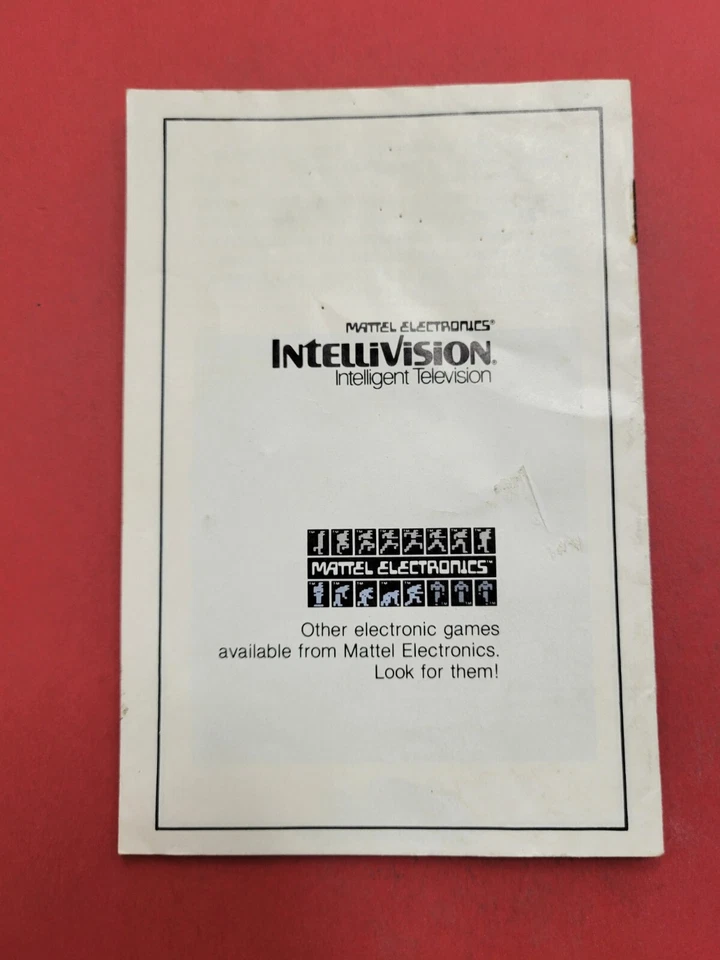 Mattel Intellivision Lock N Chase Cartridge Instructions Booklet 1981 - Image 2 of 2